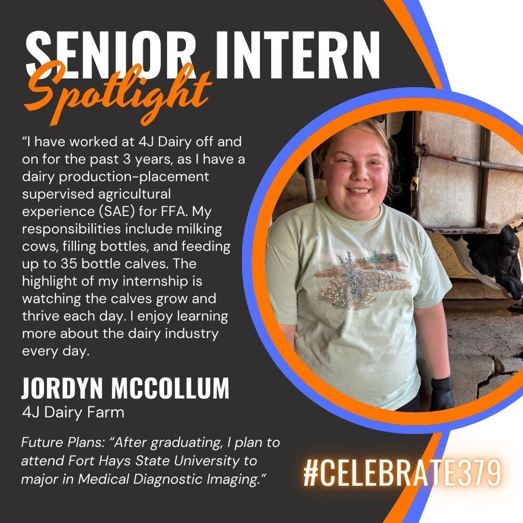 CCCHS Senior Intern Spotlight #celebrate379