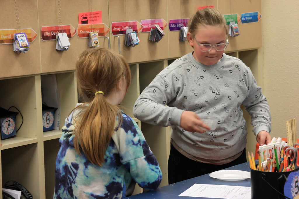 Mrs. Wohler's science classes researched what happens when rocks erode over time in a unique way today. They shook sugar cubes in containers and entered data after each time. A whole lot of shakin' was going on! #celebrate379