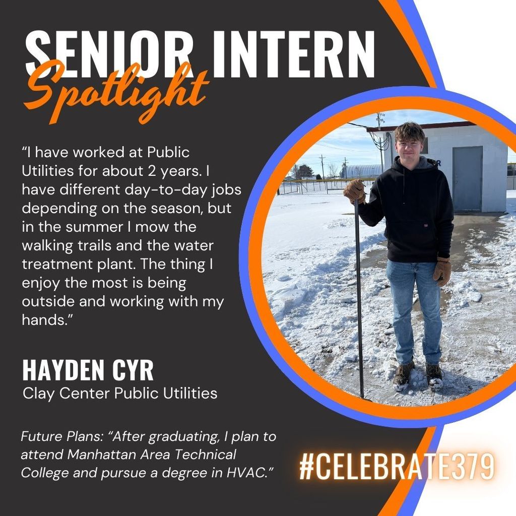 CCCHS Senior Intern Spotlight #celebrate379