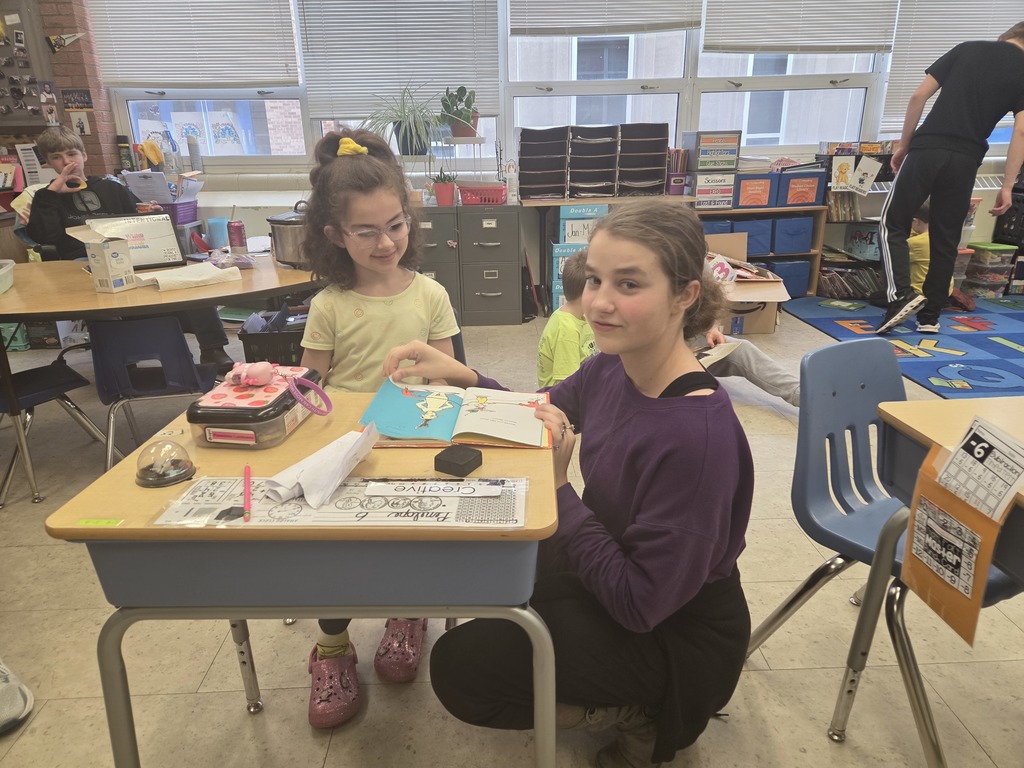 For Read Across America Week, the sophomores traveled down the hallway to read with Mrs. Judy's and Mrs. Simon's classes. They did a great job listening to the younger students read and helping with tough words. The encouraging words heard being given to the young readers were amazing! #celebrate379