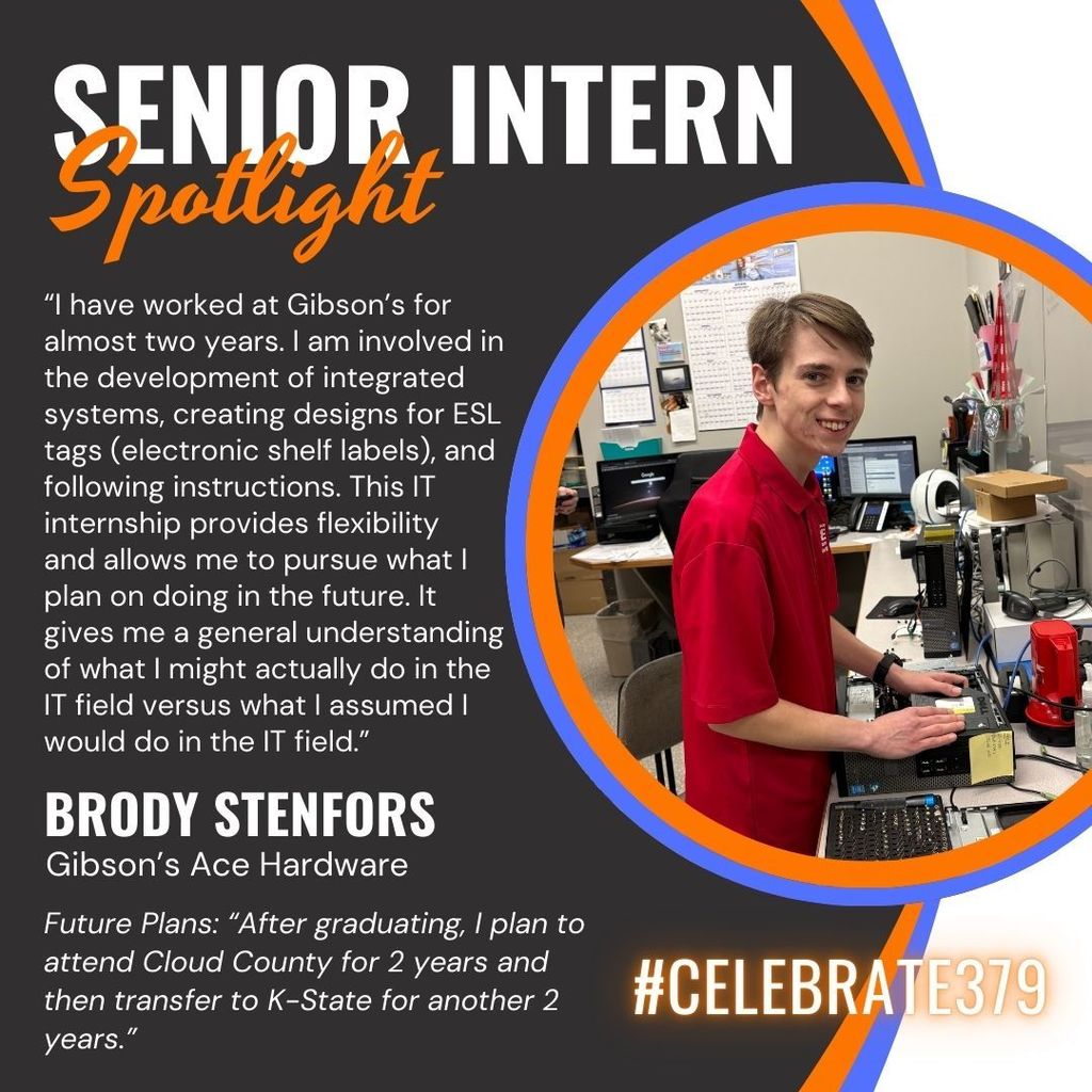 CCCHS Senior Intern Spotlight #celebrate379