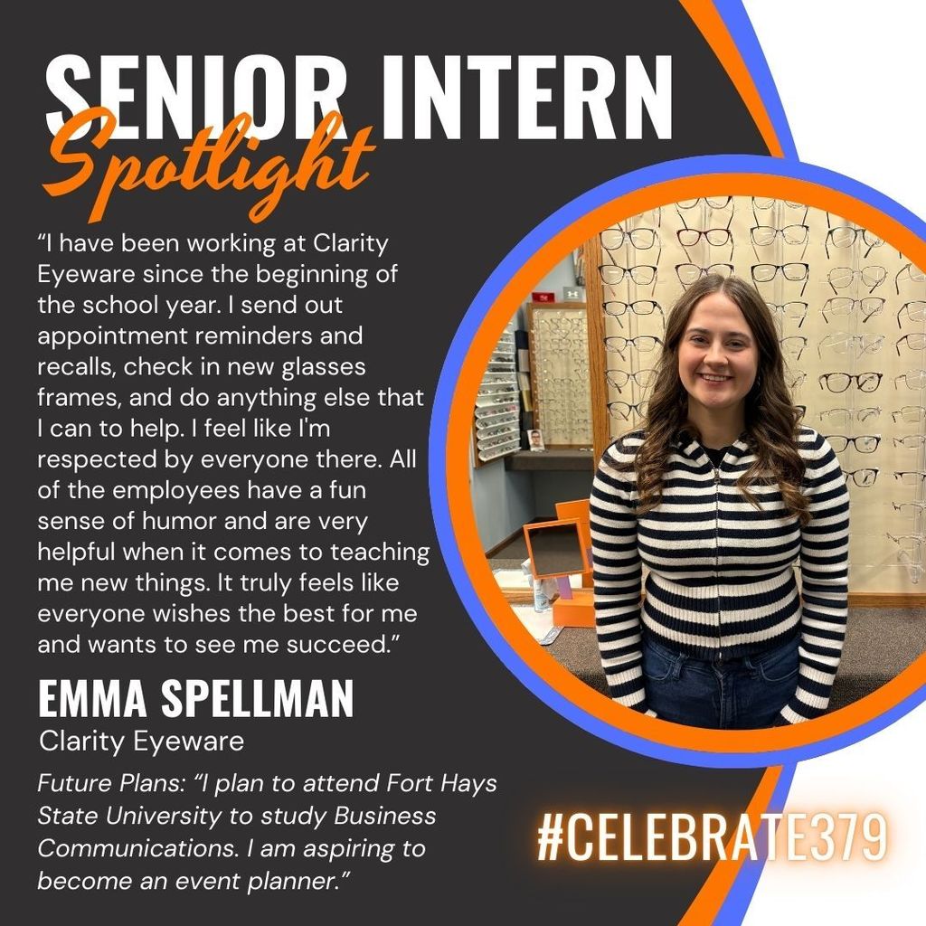CCCHS Senior Intern Spotlight #celebrate379