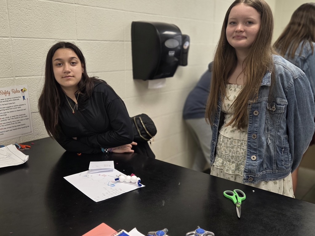 Mrs. Trembath's 7th grade science class has been learning about genetics. In this unit, they worked with partners and flipped a coin to see which Alleles (or traits) their self-created critters would have. #celebrate379