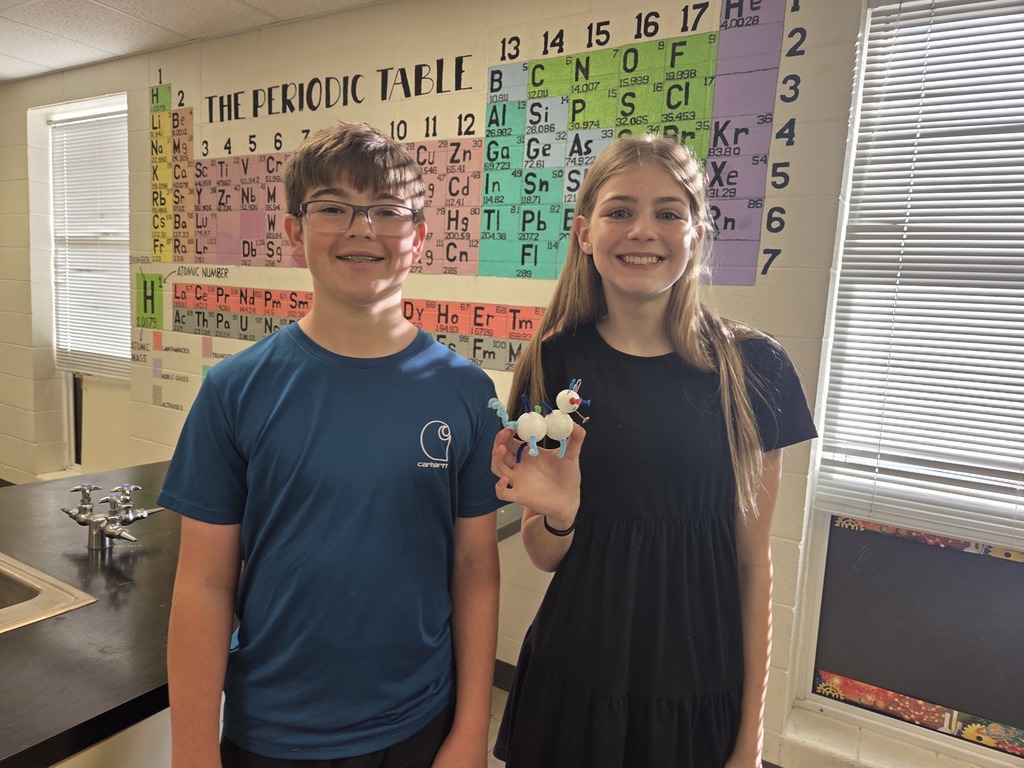 Mrs. Trembath's 7th grade science class has been learning about genetics. In this unit, they worked with partners and flipped a coin to see which Alleles (or traits) their self-created critters would have. #celebrate379