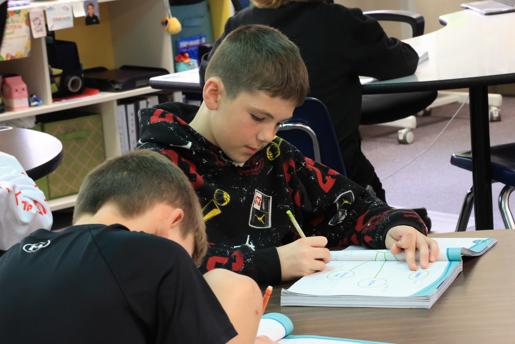 Mrs. Ferguson's class hit the ground running after the break by diving into traditional storytelling options in their ELA class. #celebrate379