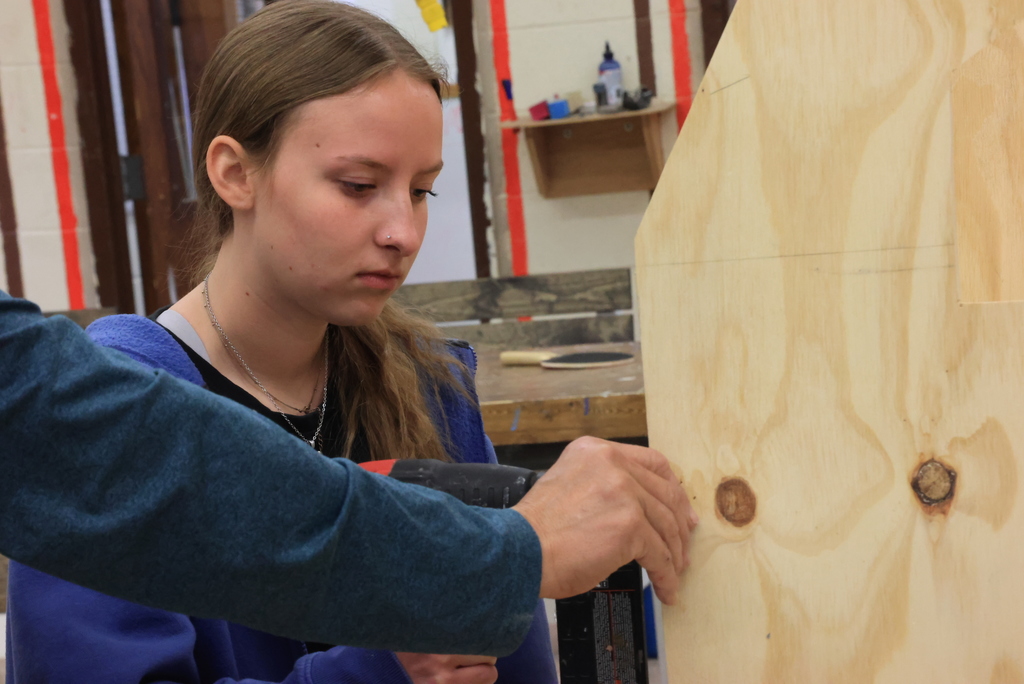 Mr. Couch's construction tech class is in the middle of multiple projects, including this house-shaped toy box. But this is just the tip of the iceberg. Soon, they will be building a 10x12' shed. It is scheduled to be completed by the end of the year and will be available for purchase to the public. #celebrate379