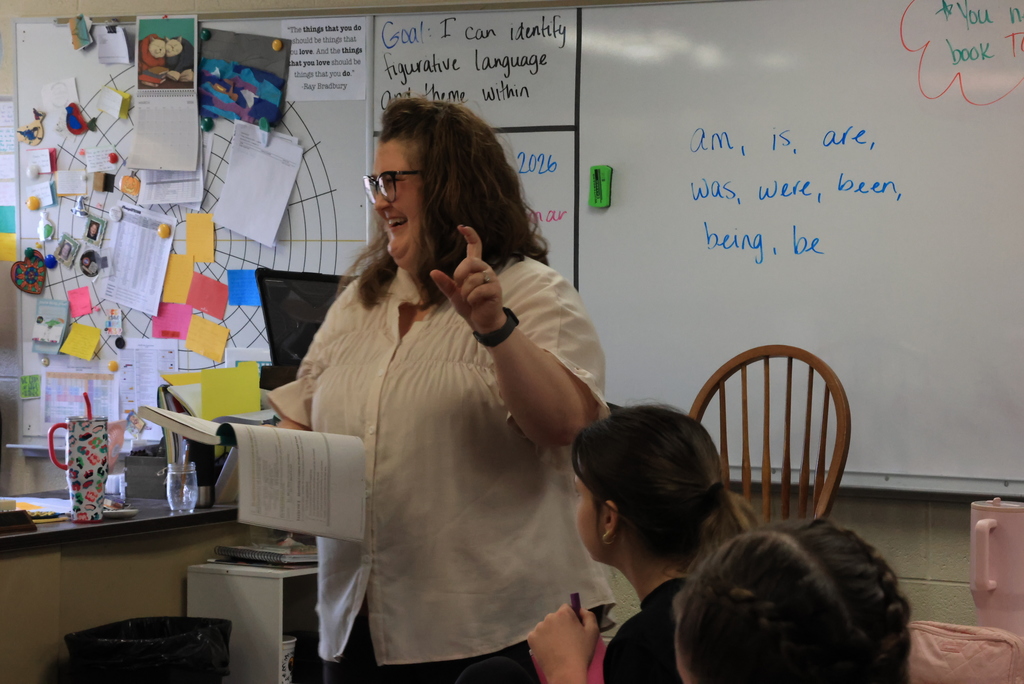 Before continuing their "Anne Frank" unit, Mrs. Blain's 8th grade ELA class spent some time identifying compound subjects. CCCMS ELA classes spend 5-10 minutes each day mastering grammar skills. #celebrate379