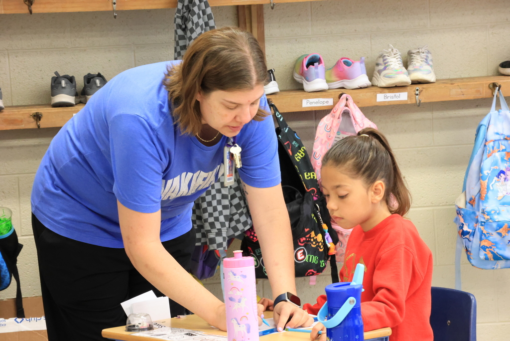 Mrs. Simon's second graders are already on their way to learning some geometry! Today, they drew lines to create different 2D shapes like triangles, squares, pentagons, and more. They then shared pages with each other to color in the shapes. #celebrate379