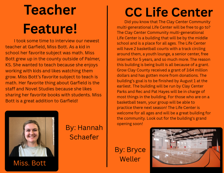 Bengal Innovators is a time for students to choose a topic of interest to them. There are many options, including Jr. Bengal News, run by Mrs. Chestnut. During this time, students create their own newspaper. Everyone has jobs, such as news writer, editor-in-chief, headline writer, design team, etc. Their first edition is out, and you can see it exclusively here! #celebrate379