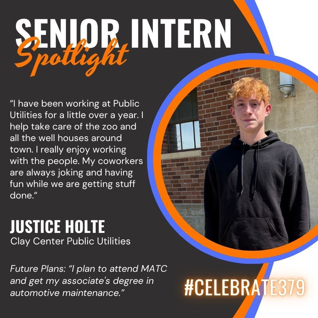 CCCHS Senior Intern Spotlight #celebrate379