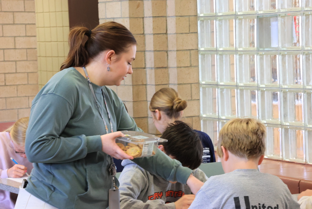 Ms. Mellies started a social studies unit on Africa and is discussing paleontology and understanding different cultures. They could have talked about excavation, but she decided it was more fun to actually do it with a cookie dig! #celebrate379