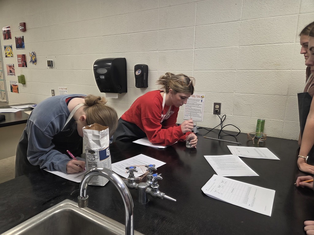 Mrs. Trembath's Chemistry class put solubility to the test this week with a hands-on lab. Students compared cold water vs. warm water to see which could dissolve more sugar—and let’s just say things got a little sweeter as the temperature rose! #celebrate379