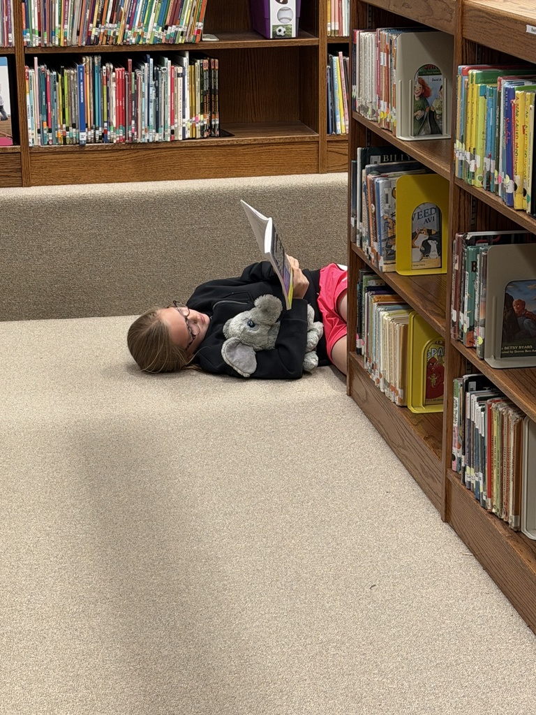 Mrs. Auld broke out the reading buddies again for her students during library time. They have missed our readers! #Celebrate379