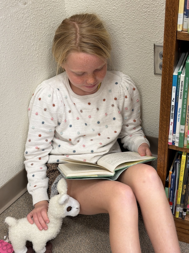 Mrs. Auld broke out the reading buddies again for her students during library time. They have missed our readers! #Celebrate379