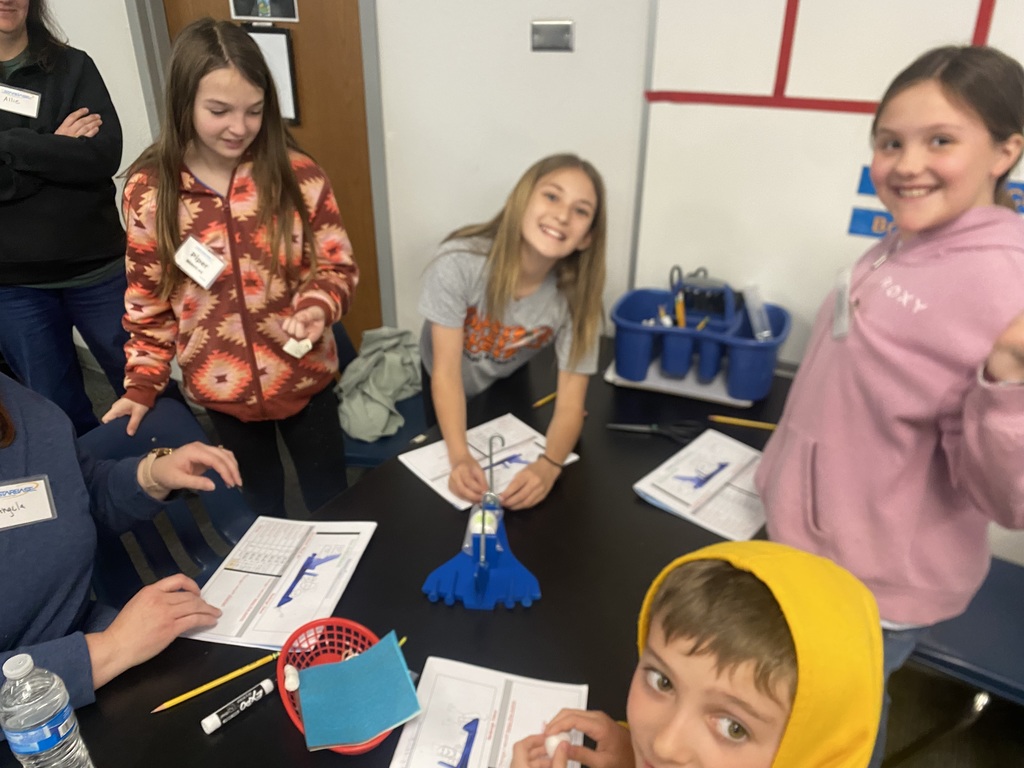 Various 5th graders attend the STARBASE sessions, learning about Newton's laws of motion, how to use a CAD program, how to code robots, and many other science concepts.