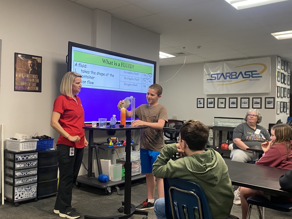 Various 5th graders attend the STARBASE sessions, learning about Newton's laws of motion, how to use a CAD program, how to code robots, and many other science concepts.