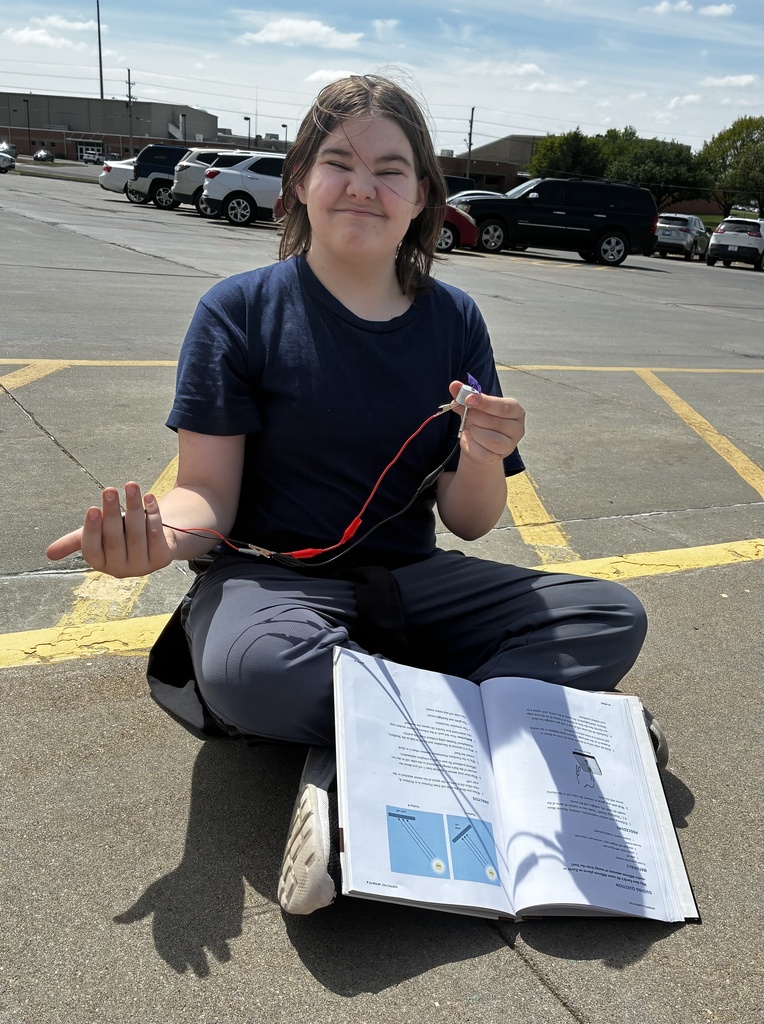 A group of 6th graders in Mr. Walsh's class use a model to determine how the Sun's angle relates to the amount of solar energy received at a given area on Earth's surface.