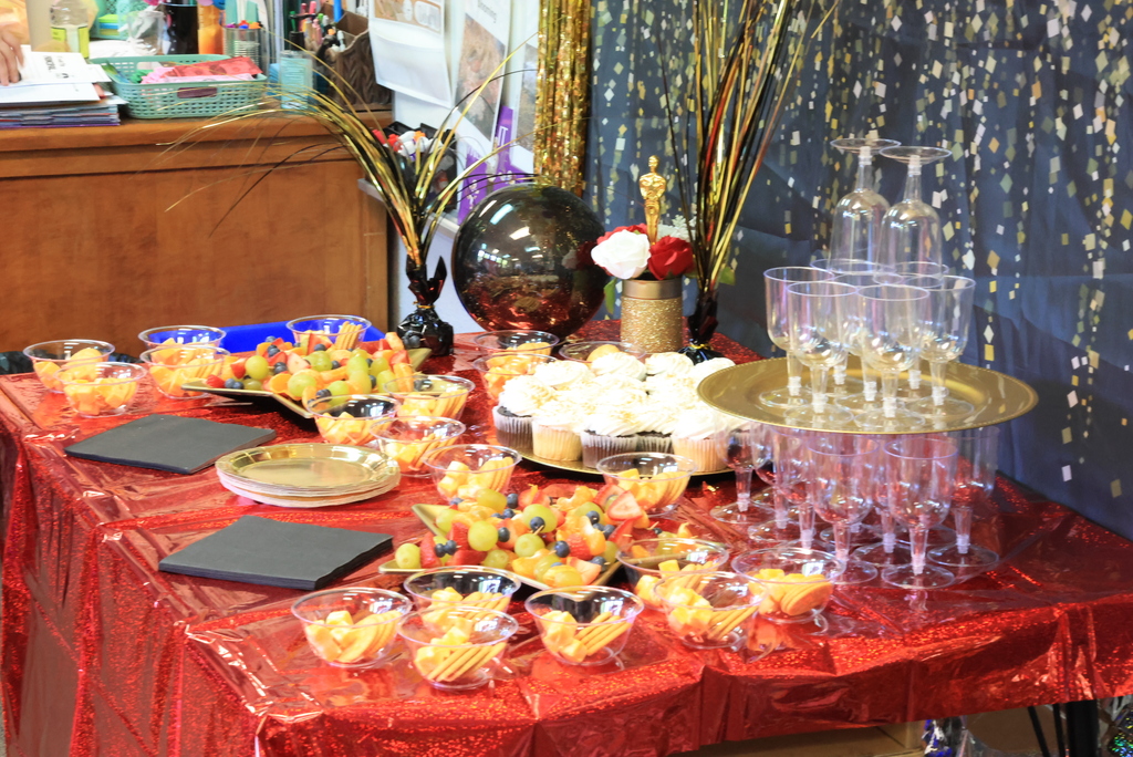 Hors d'oeuvres are ready in Ms. Brownell's class.