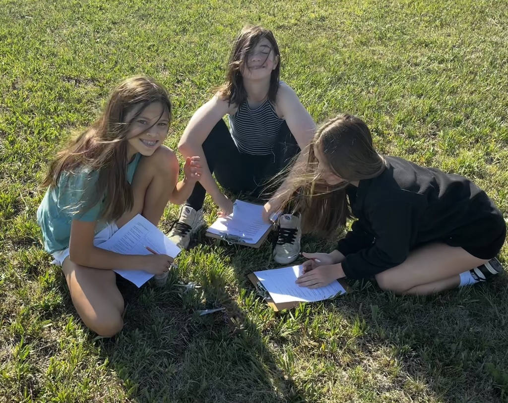 Mr. Walsh's 6th grade science students completed a "solar system scavenger hunt", which was laid out in a distance scale on the football practice field. They were excited to enjoy a beautiful day hunting down the planets, dwarf planets, and other objects in our solar system.