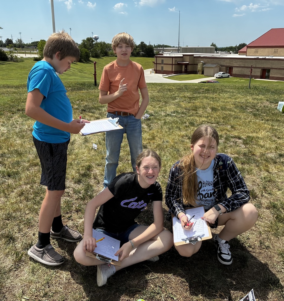 Mr. Walsh's 6th grade science students completed a "solar system scavenger hunt", which was laid out in a distance scale on the football practice field. They were excited to enjoy a beautiful day hunting down the planets, dwarf planets, and other objects in our solar system.