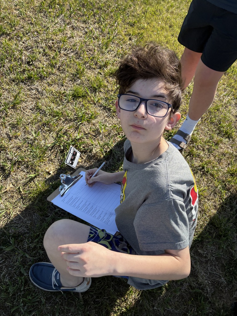 Mr. Walsh's 6th grade science students completed a "solar system scavenger hunt", which was laid out in a distance scale on the football practice field. They were excited to enjoy a beautiful day hunting down the planets, dwarf planets, and other objects in our solar system.