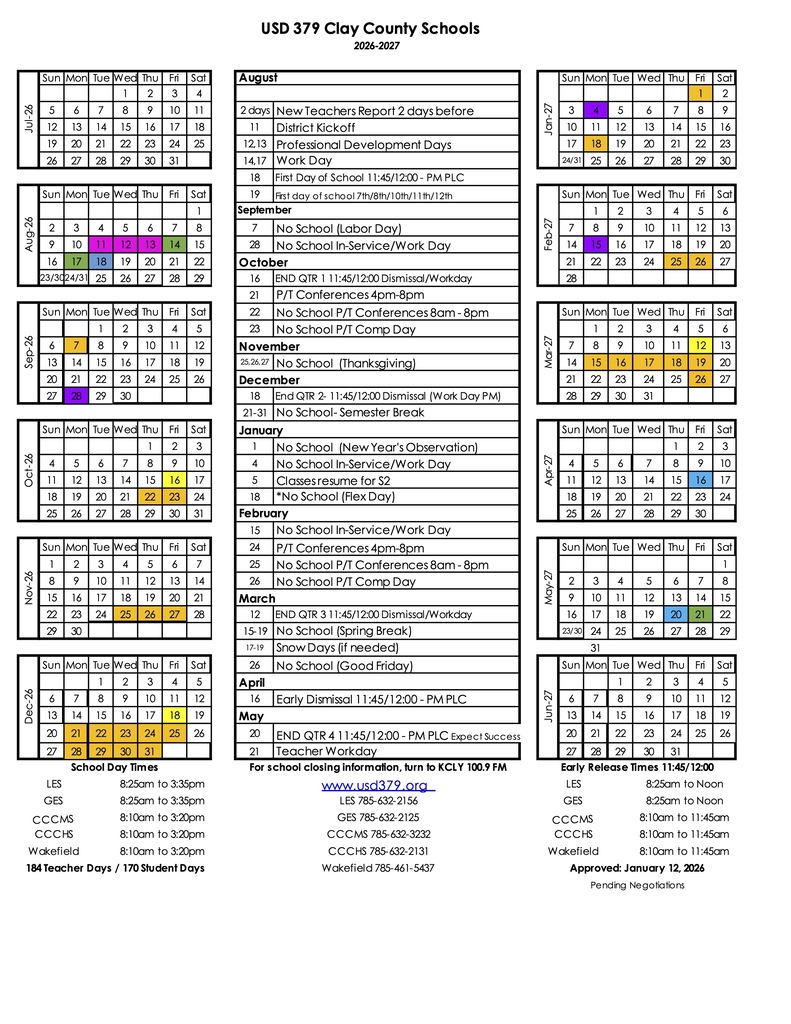 This is the 2026-27 USD 379 calendar