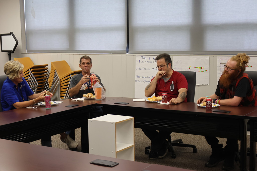 While most USD 379 staff are enjoying their summer break, a select few 12-month and summer help employees are working hard to make sure the buildings are ready to go come August 18. Today, Superintendent Brett Nelson and Asst. Superintendent Jaclyn Pfizenmaier treated them and the SAC staff to a lunch to thank them for all of their hard work over the summer! #Celebrate379