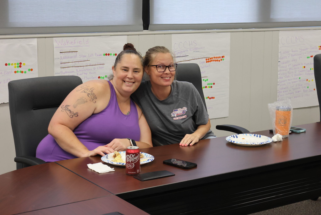 While most USD 379 staff are enjoying their summer break, a select few 12-month and summer help employees are working hard to make sure the buildings are ready to go come August 18. Today, Superintendent Brett Nelson and Asst. Superintendent Jaclyn Pfizenmaier treated them and the SAC staff to a lunch to thank them for all of their hard work over the summer! #Celebrate379