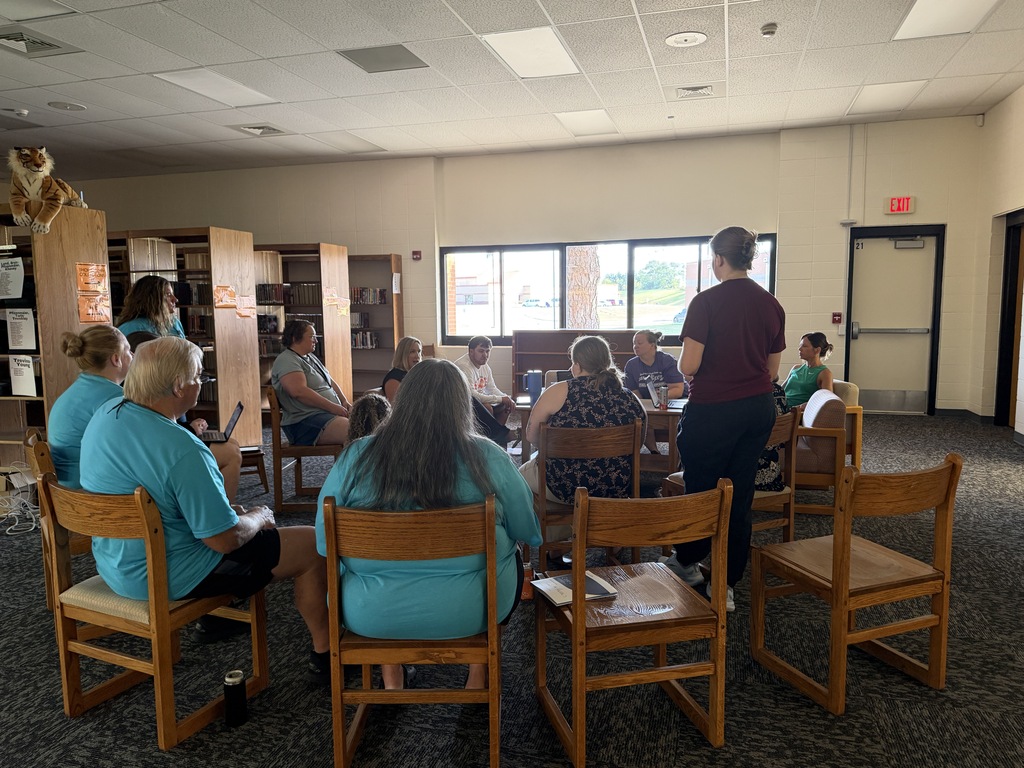Teachers and staff review the Leader In Me MRA data and look at trends and goals they can set for the 2026-27 school year.