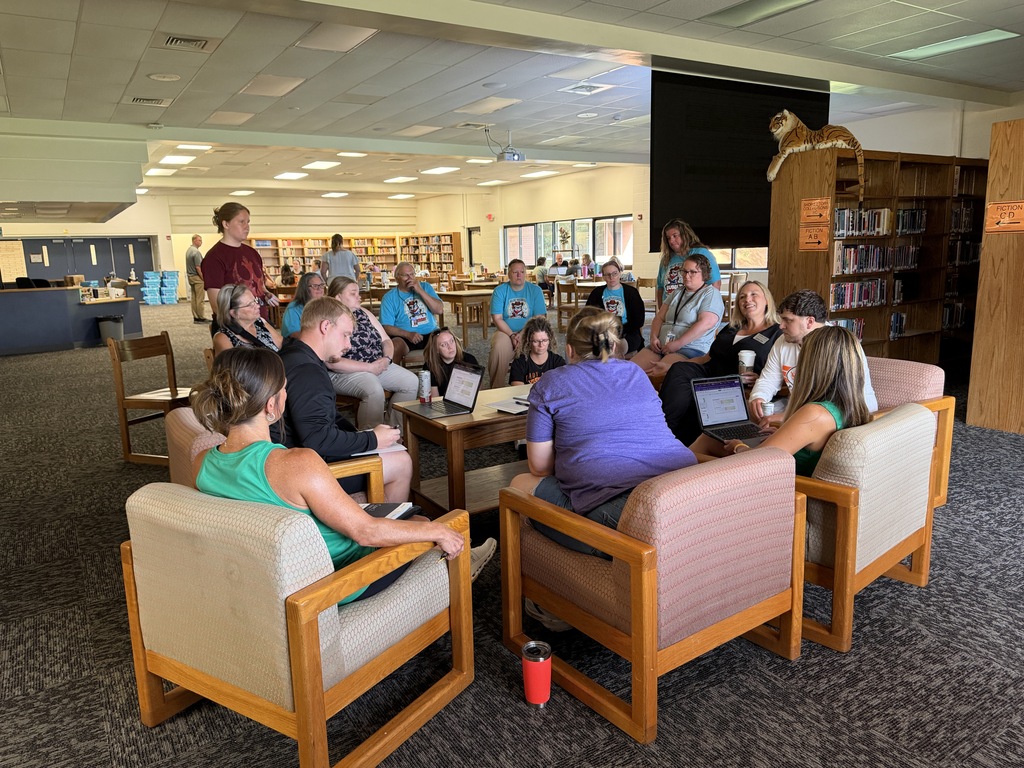 Teachers and staff review the Leader In Me MRA data and look at trends and goals they can set for the 2026-27 school year.