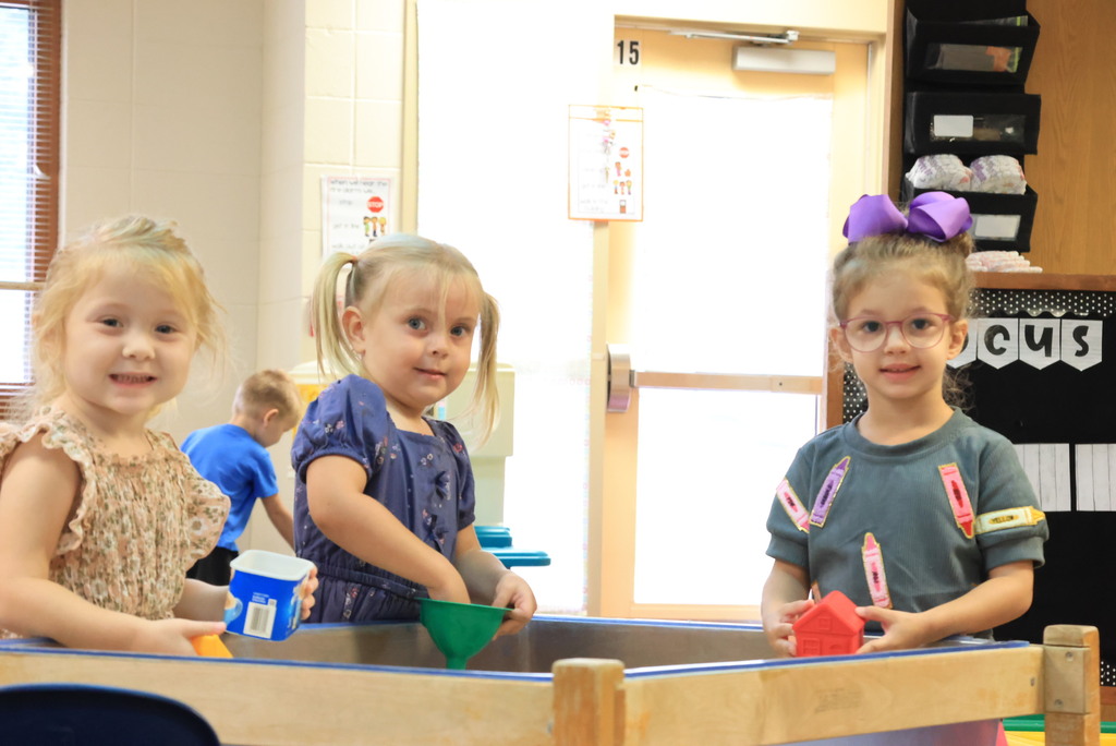 Pre-K students enjoy play time.