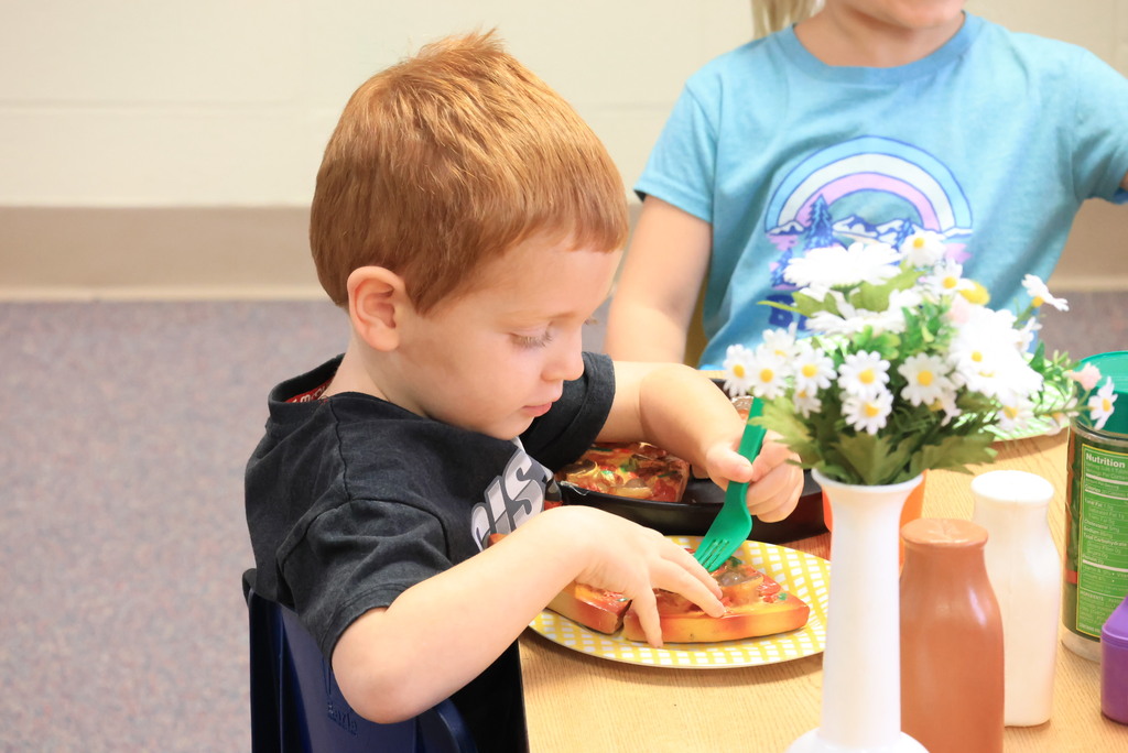 Pre-K students enjoy play time.