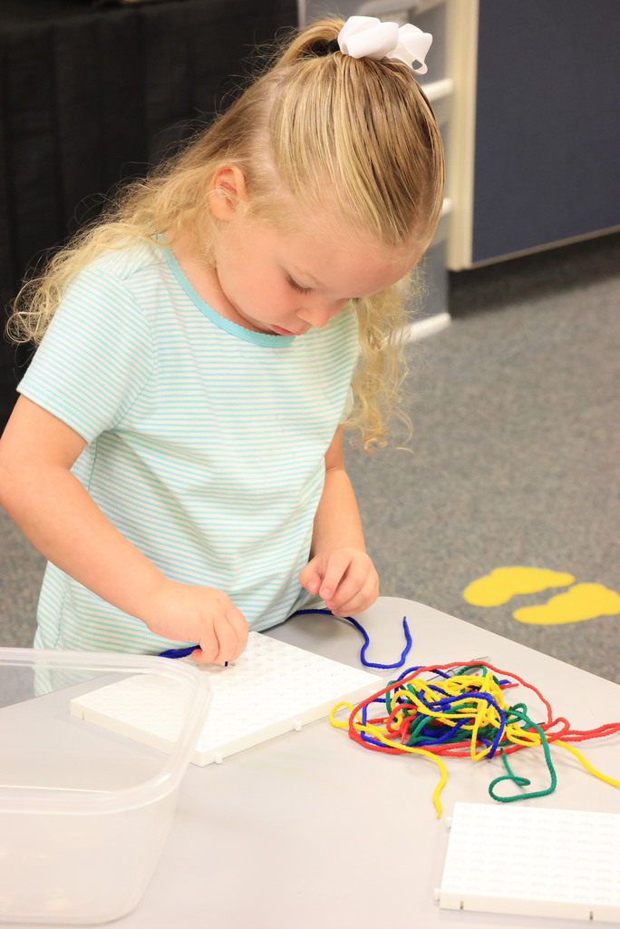Pre-K students enjoy play time.