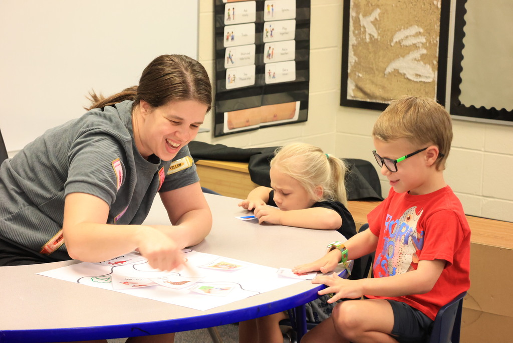 Pre-K students enjoy play time.