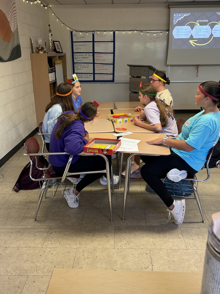 CCCHS students play a game during their downtime.