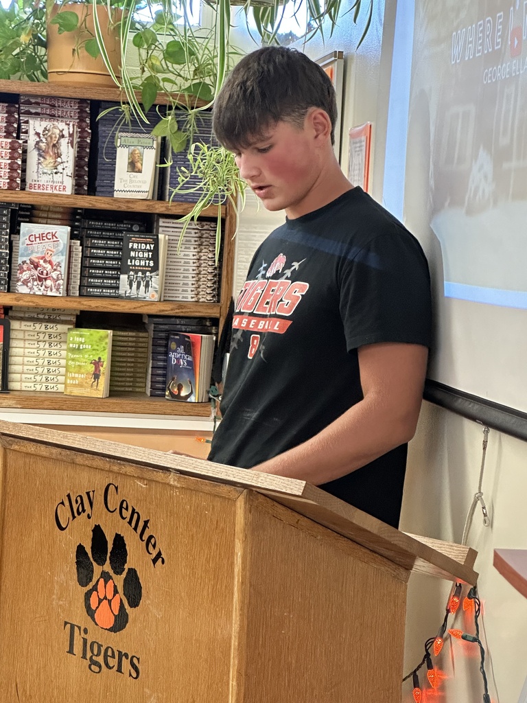On the second day of class, CCCHS Sophomores were inspired to write their own “Where I’m From” poems after hearing the words of George Ella Lyon. They’ve gone public with their work by sharing outside our classroom.