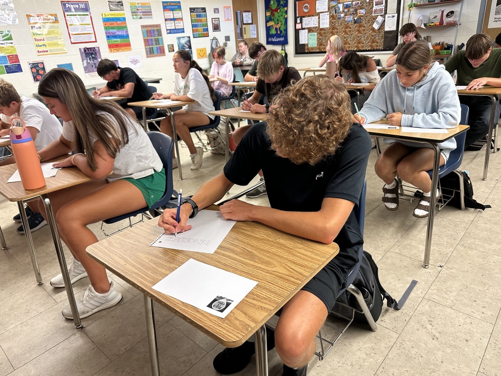 On the second day of class, CCCHS Sophomores were inspired to write their own “Where I’m From” poems after hearing the words of George Ella Lyon. They’ve gone public with their work by sharing outside our classroom.