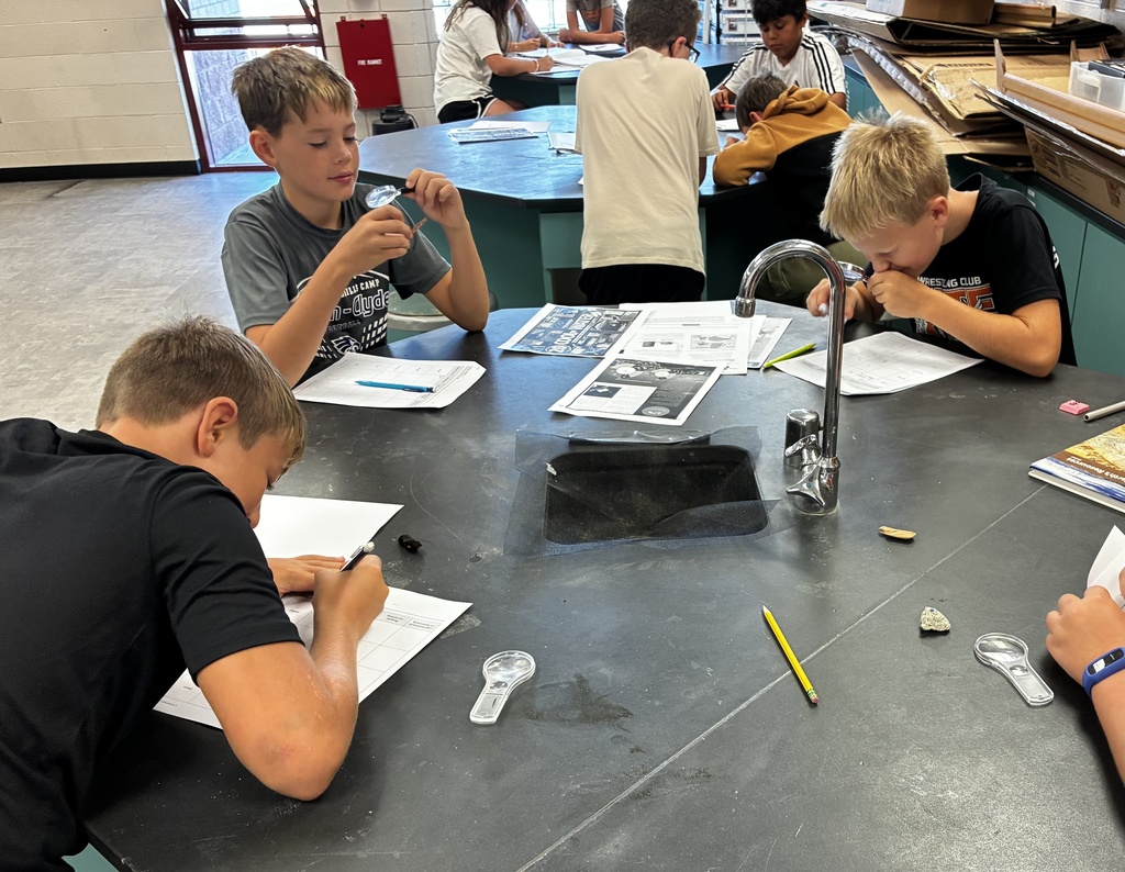 Students examine samples of five resources (copper, wood, water, oil shale, and fossil rock) and rank them from most to least valuable. In their groups, they discussed what makes natural resources valuable. They also researched which natural resources are renewable vs. nonrenewable. 