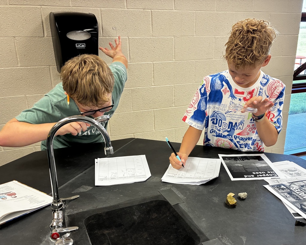Students examine samples of five resources (copper, wood, water, oil shale, and fossil rock) and rank them from most to least valuable. In their groups, they discussed what makes natural resources valuable. They also researched which natural resources are renewable vs. nonrenewable. 