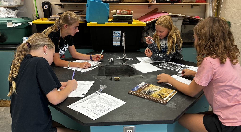 Students examine samples of five resources (copper, wood, water, oil shale, and fossil rock) and rank them from most to least valuable. In their groups, they discussed what makes natural resources valuable. They also researched which natural resources are renewable vs. nonrenewable. 