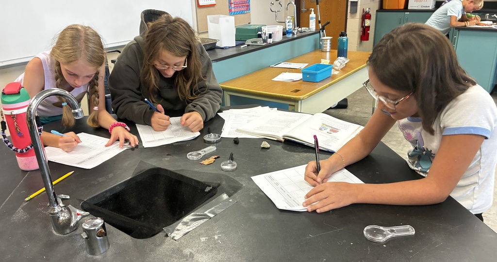 Students examine samples of five resources (copper, wood, water, oil shale, and fossil rock) and rank them from most to least valuable. In their groups, they discussed what makes natural resources valuable. They also researched which natural resources are renewable vs. nonrenewable. 
