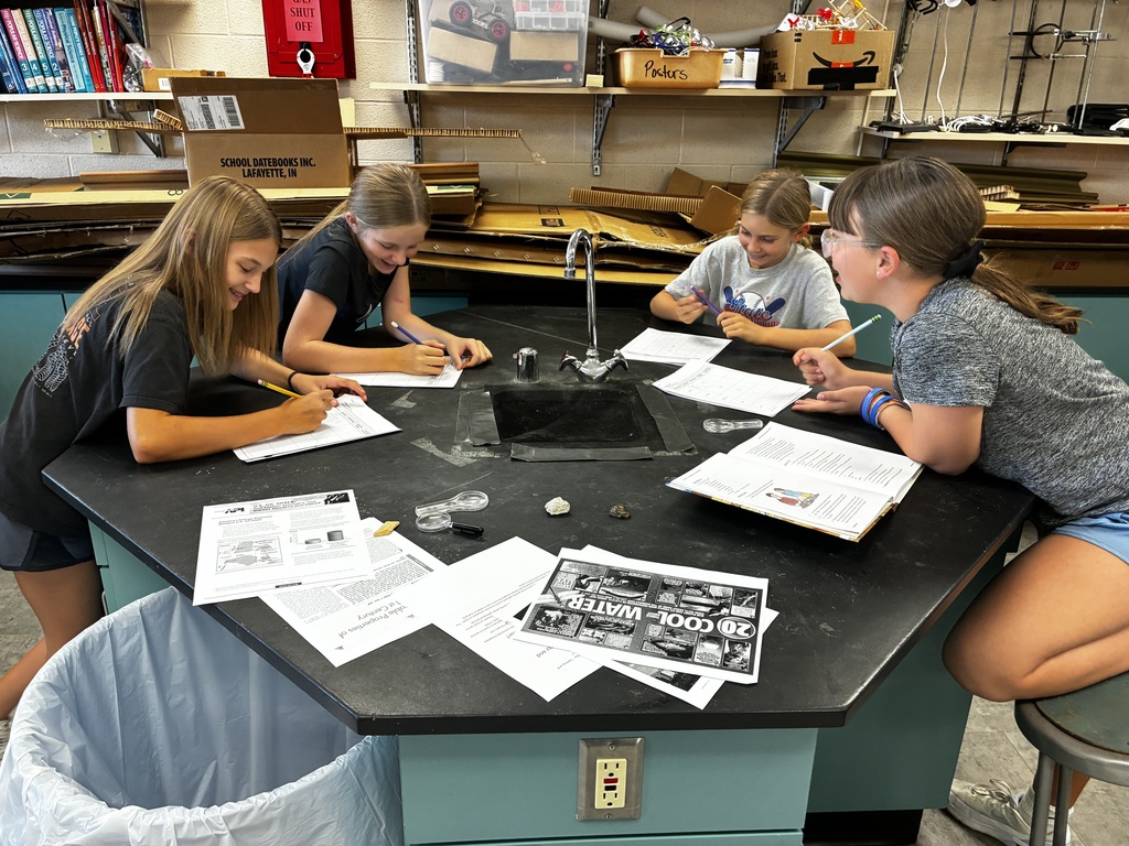 Students examine samples of five resources (copper, wood, water, oil shale, and fossil rock) and rank them from most to least valuable. In their groups, they discussed what makes natural resources valuable. They also researched which natural resources are renewable vs. nonrenewable. 