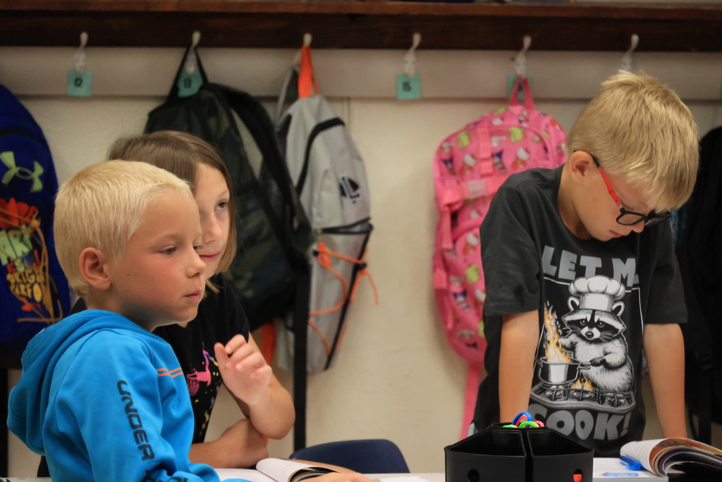 Mrs. Wietharn's 3rd graders read Judy Moody - Mood Martian together during their ELA class.