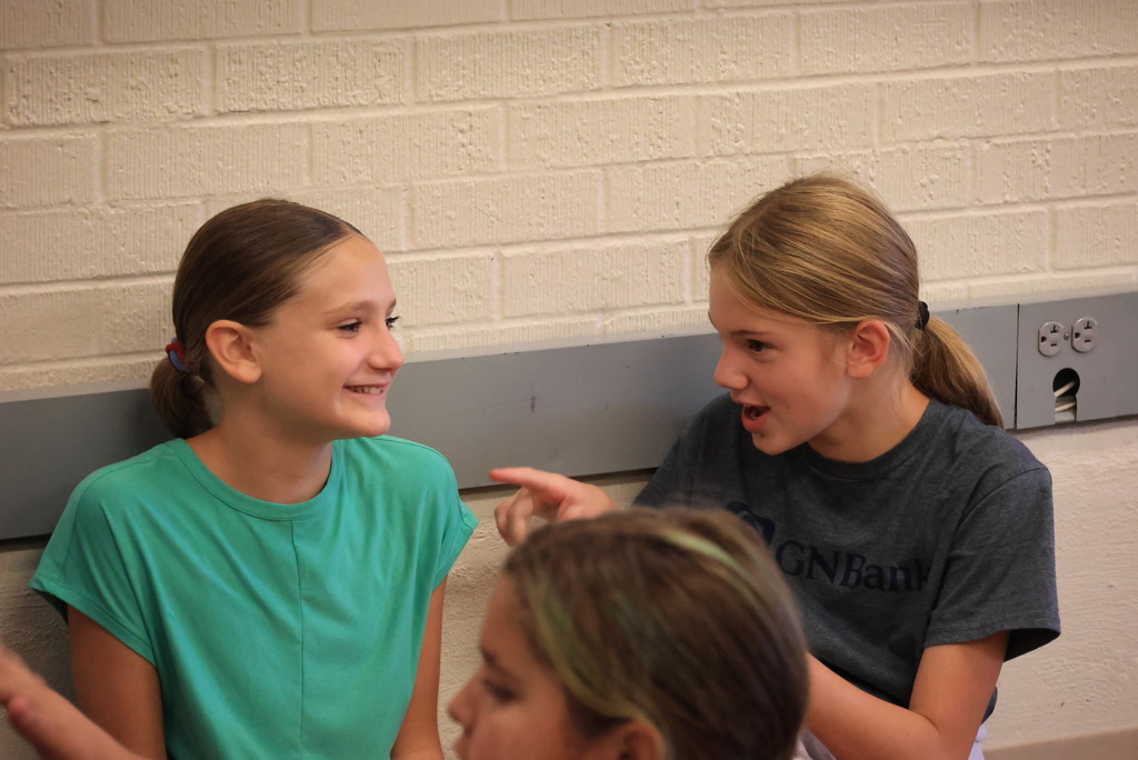 Mrs. Rourke's 5th grade music classes come up with choreograph ideas for the songs they will sing in their upcoming fall concert.