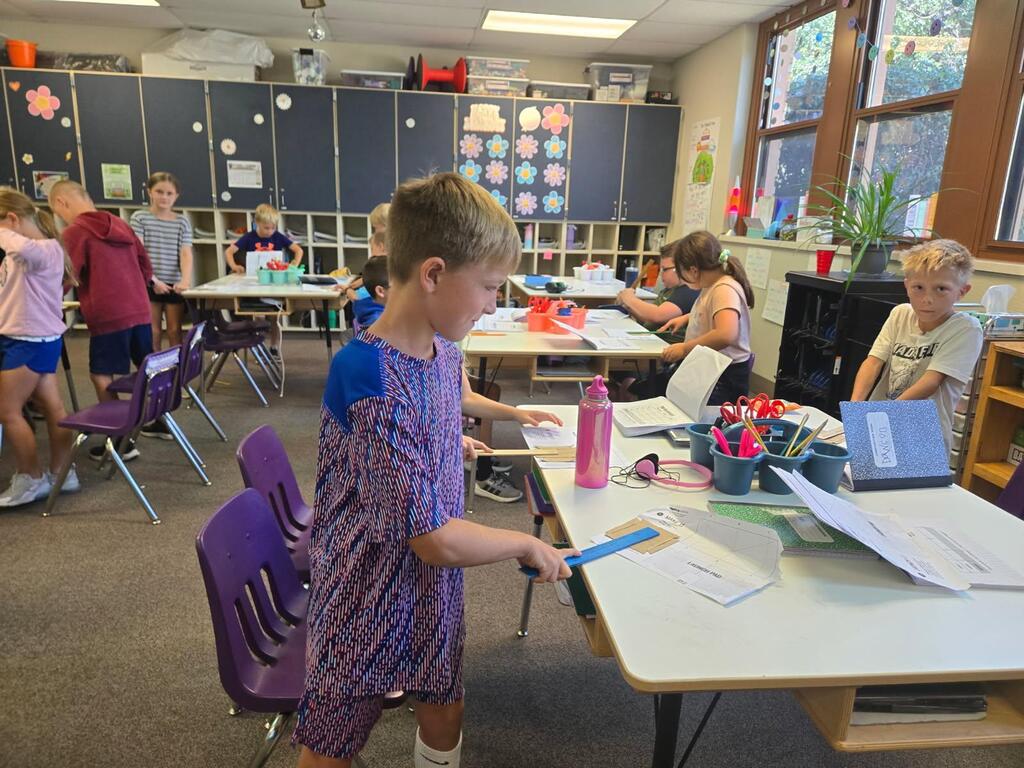 Yesterday, Ms. Brownell's science classes learned all about force—pushes and pulls—by creating their very own Hopper Poppers!  Students tested how different pushes changed how far their poppers could jump, made predictions, and had a LOT of fun learning through trial and error! #Celebrate379