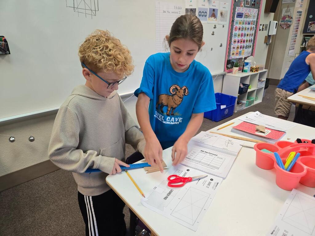 Yesterday, Ms. Brownell's science classes learned all about force—pushes and pulls—by creating their very own Hopper Poppers!  Students tested how different pushes changed how far their poppers could jump, made predictions, and had a LOT of fun learning through trial and error! #Celebrate379