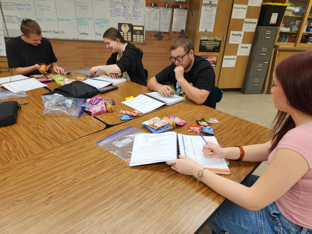 In Mrs. Flegler's Animal Science class this week, students learned how the scientific classification system sorts animals into their specific genus and species. They were challenged to work with a partner to classify a variety of snack foods based on a given scenario. #Celebrate379 #case4learning #CASEASA