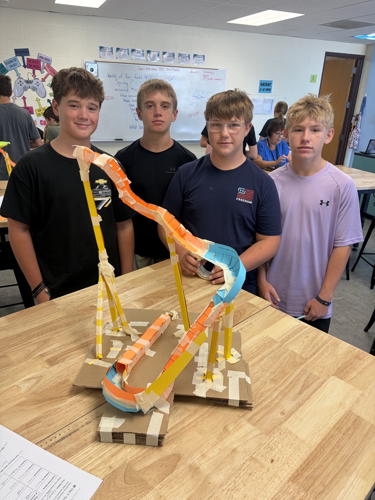 Mrs. Pfizenmaier's science students put what they learned about energy to the test by creating their own marble roller coasters.
