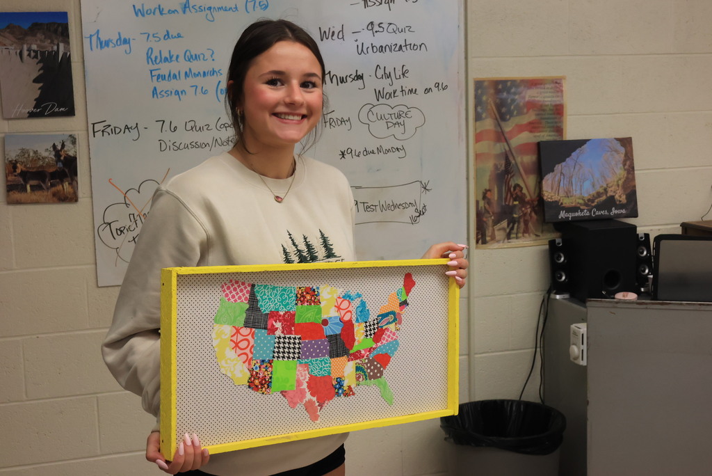 Miss TenClay hosted "Culture Day" in her classes. Each student brought something that showcased their family's culture. The goal was to show that although many students look similar, we all come from different backgrounds that deserve respect.