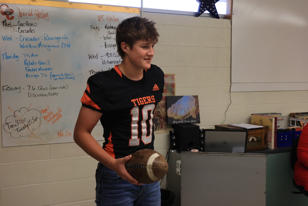 Miss TenClay hosted "Culture Day" in her classes. Each student brought something that showcased their family's culture. The goal was to show that although many students look similar, we all come from different backgrounds that deserve respect.